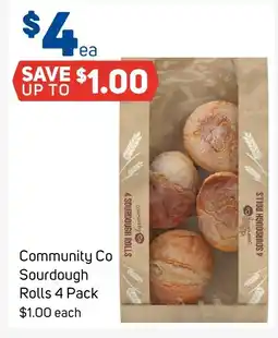 Foodland Community co sourdough rolls offer