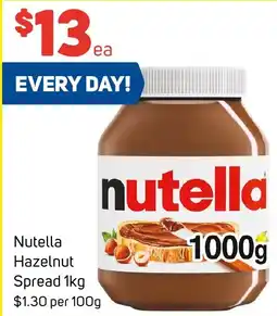 Foodland Nutella hazelnut spread offer