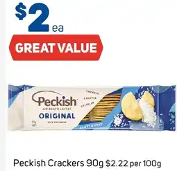 Foodland Peckish crackers offer