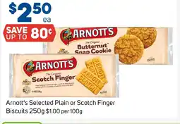 Foodland Arnott's selected plain or scotch finger offer