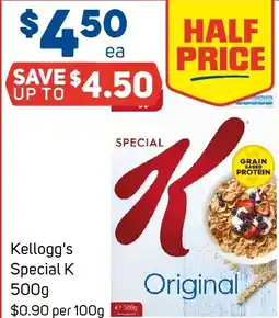 Foodland Kellogg's special k offer