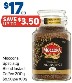 Foodland Moccona specialty blend instant coffee offer