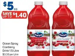 Foodland Ocean spray cranberry offer