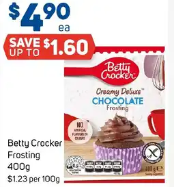 Betty crocker frosting