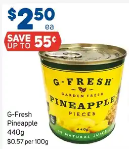 Foodland G-fresh pineapple offer