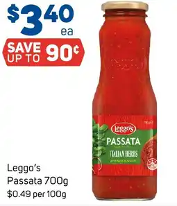 Foodland Leggo's passata offer