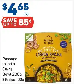 Foodland Passage to india curry bowl offer