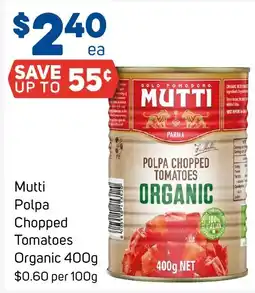 Foodland Mutti polpa chopped tomatoes offer