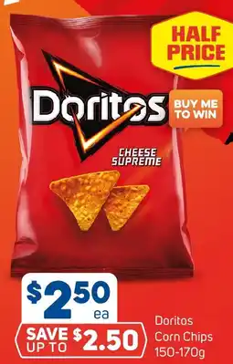 Foodland Doritos corn chips offer
