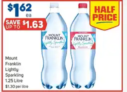 Foodland Mount franklin lightly sparkling offer