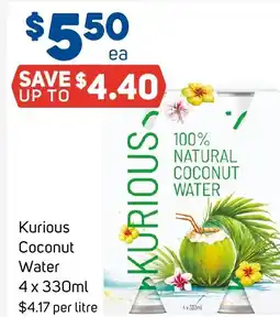 Foodland Kurious coconut water offer