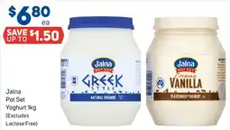 Foodland Jalna pot set yoghurt offer