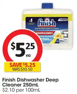Coles Finish Dishwasher Deep Cleaner offer