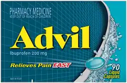Soul Pattinson Chemist Advil 90 Liquid Capsules offer