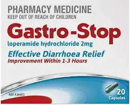 Soul Pattinson Chemist Gastro-Stop 20 Capsules offer