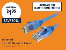 Jaycar Electronics Selected CAT 5E Network Leads offer