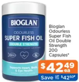Good Price Pharmacy Bloglan Odourless Super Fish Oil Double Strength offer