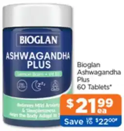 Good Price Pharmacy Bioglan Ashwagandha Plus offer