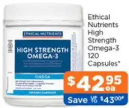 Good Price Pharmacy Ethical Nutrients High Strength Omega-3 offer