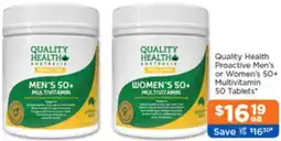 Good Price Pharmacy Quality Health Proactive Men's or Women's 50+ Multivitamin offer