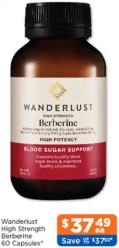 Good Price Pharmacy Wanderlust High Strength Berberine offer