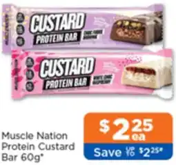 Good Price Pharmacy Muscle Nation Protein Custard Bar offer