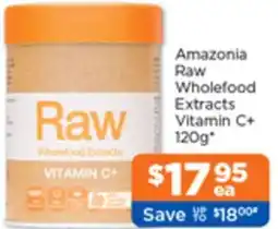 Good Price Pharmacy Amazonia Raw Wholefood Extracts Vitamin C+ offer