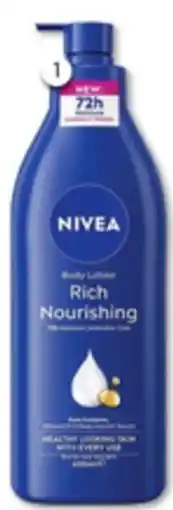 Good Price Pharmacy Nivea Rich Nourishing Body Lotion 72h Moisturiser offer