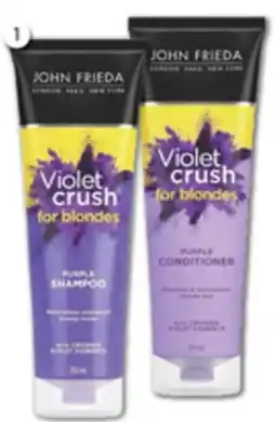 Good Price Pharmacy John Frieda Violet Crush Shampoo or Conditioner offer