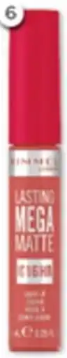 Good Price Pharmacy Rimmel Lasting Mega Matte Liquid Lipstick offer