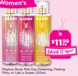 Good Price Pharmacy Playboy Body Mist Day Dreaming, Feeling Flirty or Like a Queen offer