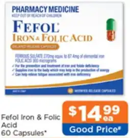 Good Price Pharmacy Fefol Iron & Folic Acid offer