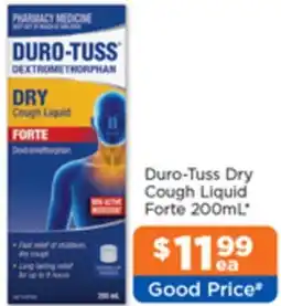 Good Price Pharmacy Duro-Tuss Dry Cough Liquid Forte offer