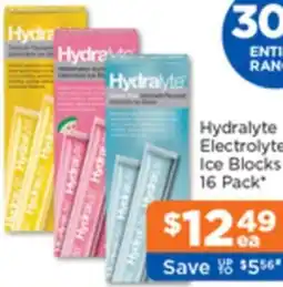 Good Price Pharmacy Hydralyte Electrolyte Ice Blocks offer