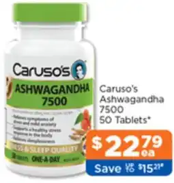 Good Price Pharmacy Caruso's Ashwagandha 7500 offer