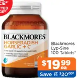 Good Price Pharmacy Blackmores Lyp-Sine offer