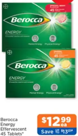 Good Price Pharmacy Berocca Energy Effervescent offer