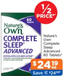 Good Price Pharmacy Nature's Own Complete Sleep Advanced offer