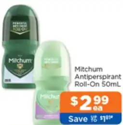 Good Price Pharmacy Mitchum Antiperspirant Roll-On offer