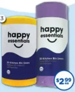 Good Price Pharmacy Happy Essentials Bin Liners Medium or Large offer