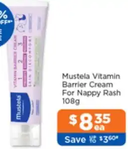 Good Price Pharmacy Mustela Vitamin Barrier Cream For Nappy Rash offer