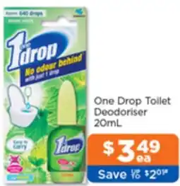 Good Price Pharmacy One Drop Toilet Deodoriser offer