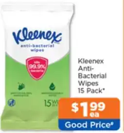 Good Price Pharmacy Kleenex Anti- Bacterial Wipes offer