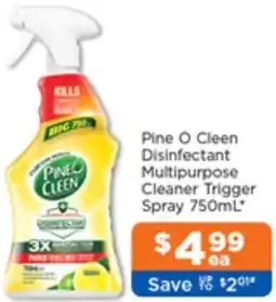 Good Price Pharmacy Pine O Cleen Disinfectant Multipurpose Cleaner Trigger Spray offer