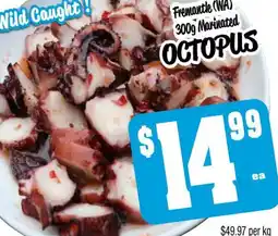 Fremantle (wa) marinated octopus