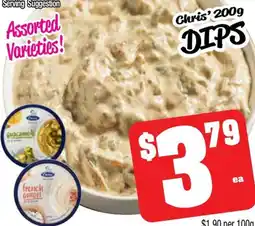 Chris' dips