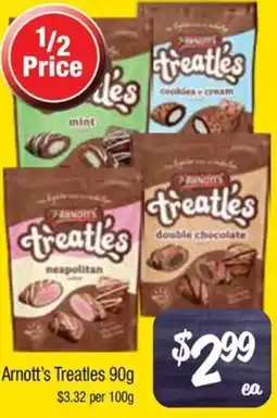 Farmer Jack's Arnott's Treatles offer