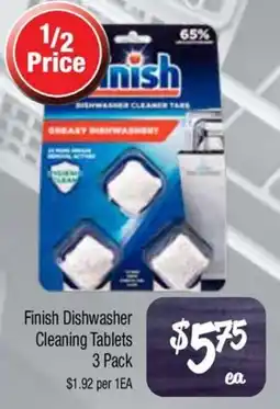 Farmer Jack's Finish Dishwasher Cleaning Tablets offer