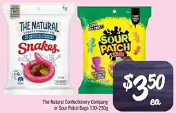 Farmer Jack's The Natural Confectionery Company or Sour Patch Bags offer