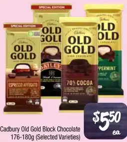 Farmer Jack's Cadbury Old Gold Block Chocolate offer